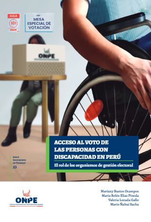 Portada del documento: Acceso al voto de las Personas con Discapacidad en Perú