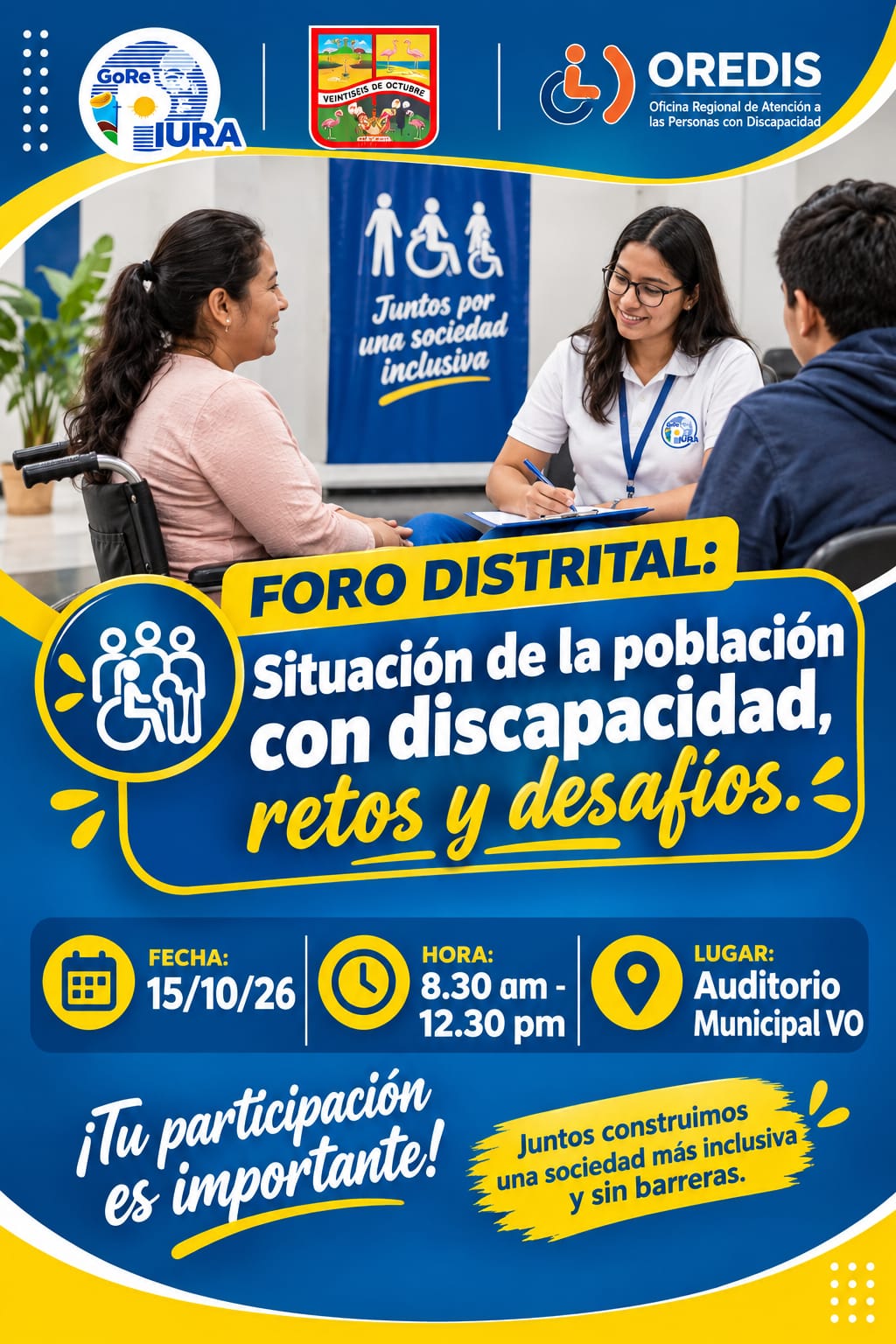 Foro Distrital: Situación de la Población con Discapacidad, retos y desafíos
